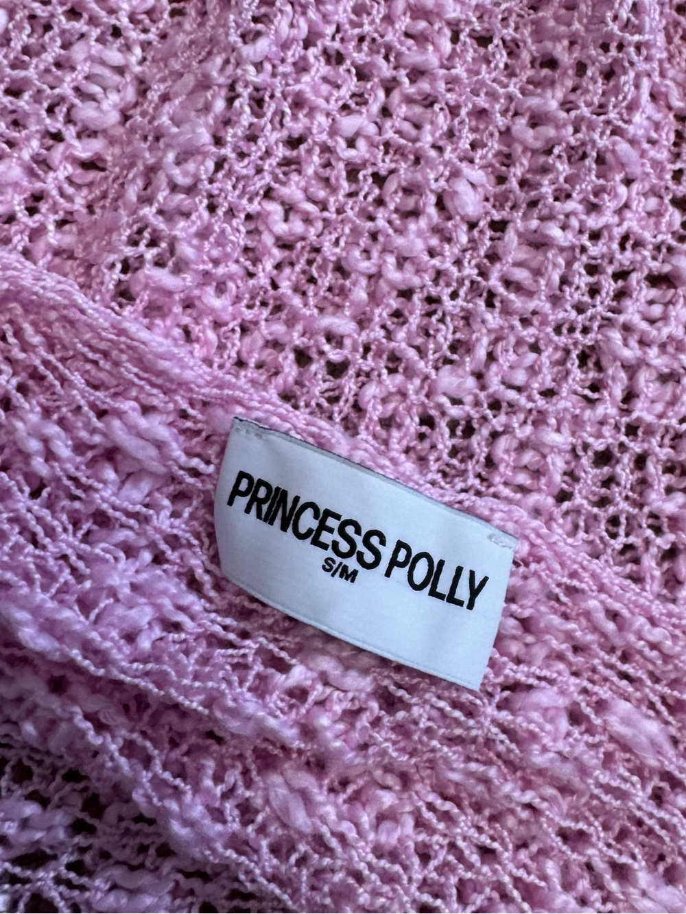 Princess Polly Beach Poncho In Pink - Picture 6 of 6